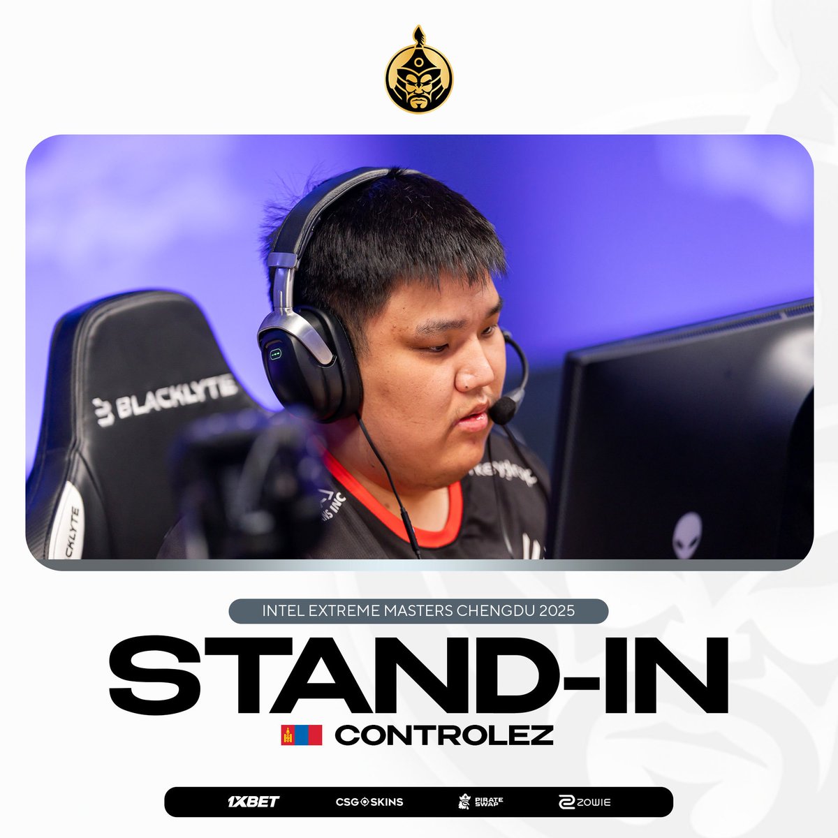 trcsespor's tweet image. 🚨 The MongolZ, IEM Chengdu 2025'te Controlez'in Stand-In olarak oynayacağını açıkladı.