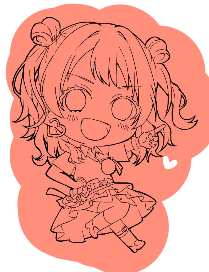ペン入れの時点でもうかわいいかも～～🥳