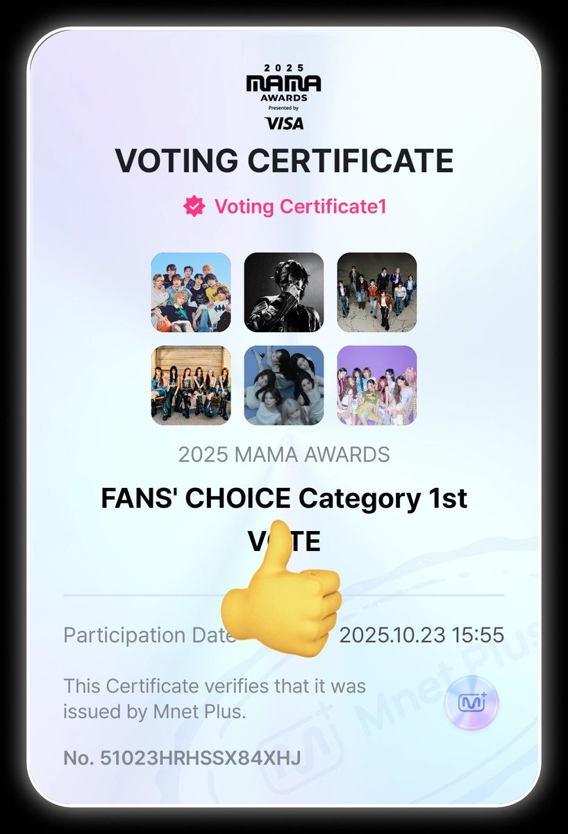 1 RETWEET/REPLY = 1 VOTE FOR TWICE 

I vote for #TWICE at #2025MAMAVOTE