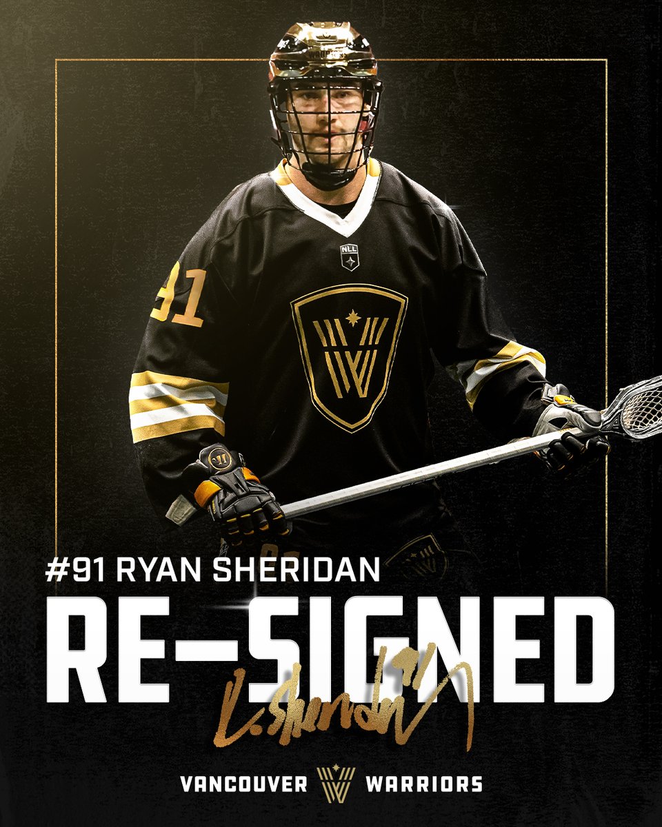 VanWarriors's tweet image. New season, new goals. Sheridan stays on the West Coast while Winter joins the black and gold. 🖋️

*Pending NLL approval.