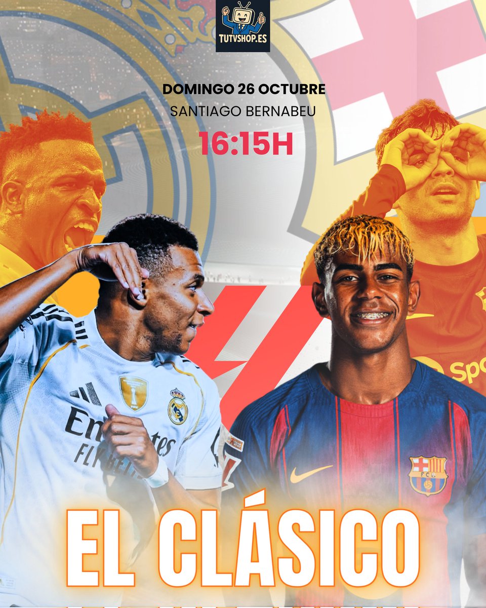 Vive con nosotros todo el clásico este domingo tutvshop.es