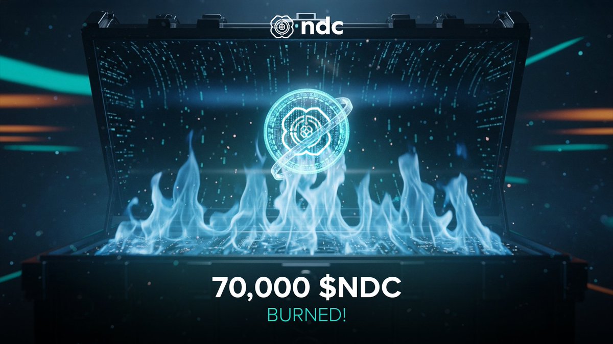 NDC_Token's tweet photo. Burn in Progress: 70K $NDC Gone Again!
We’ve officially burned another 70,000 $NDC today.

Every daily burn brings more strength. We’re staying focused.Scarcity is strategy.

🔗 Burn Link: https://t.co/sE76rsNdEM