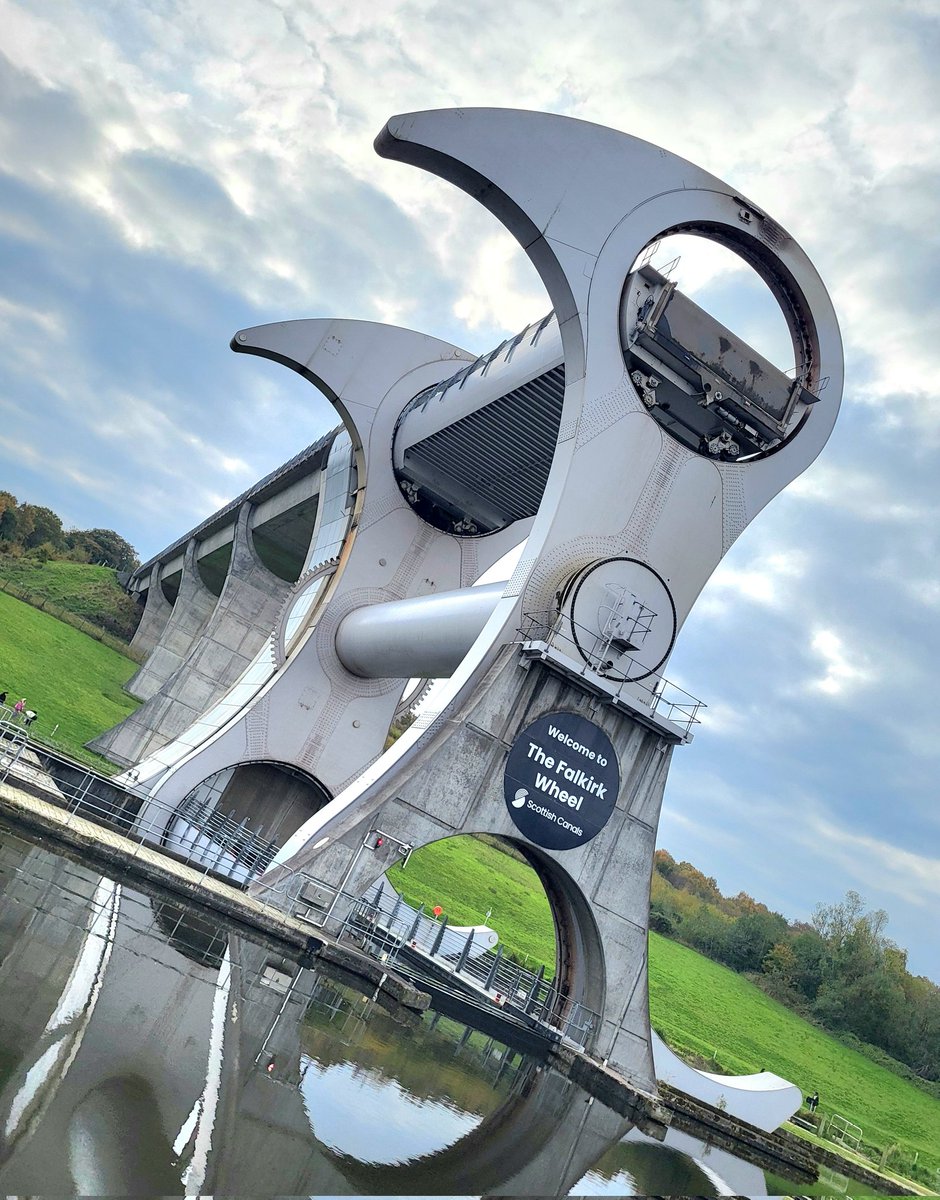 Gameguy69's tweet image. A recent visit to experience the unique Falkirk Wheel boat lift.