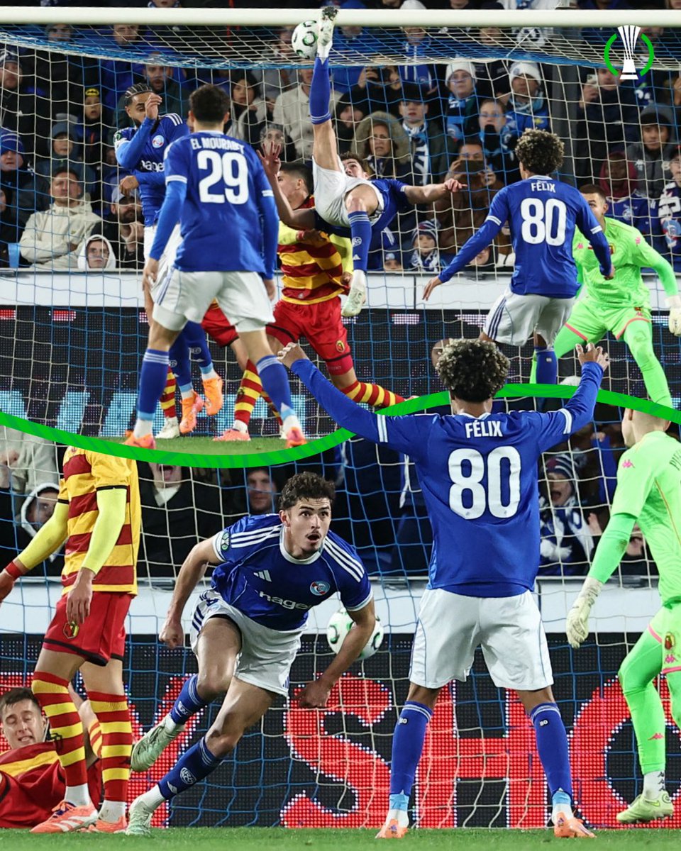 Conf_League's tweet image. Pure quality from Panichelli to level it 🤩😮‍💨

#UECL | @RCSA | @RCSA_English