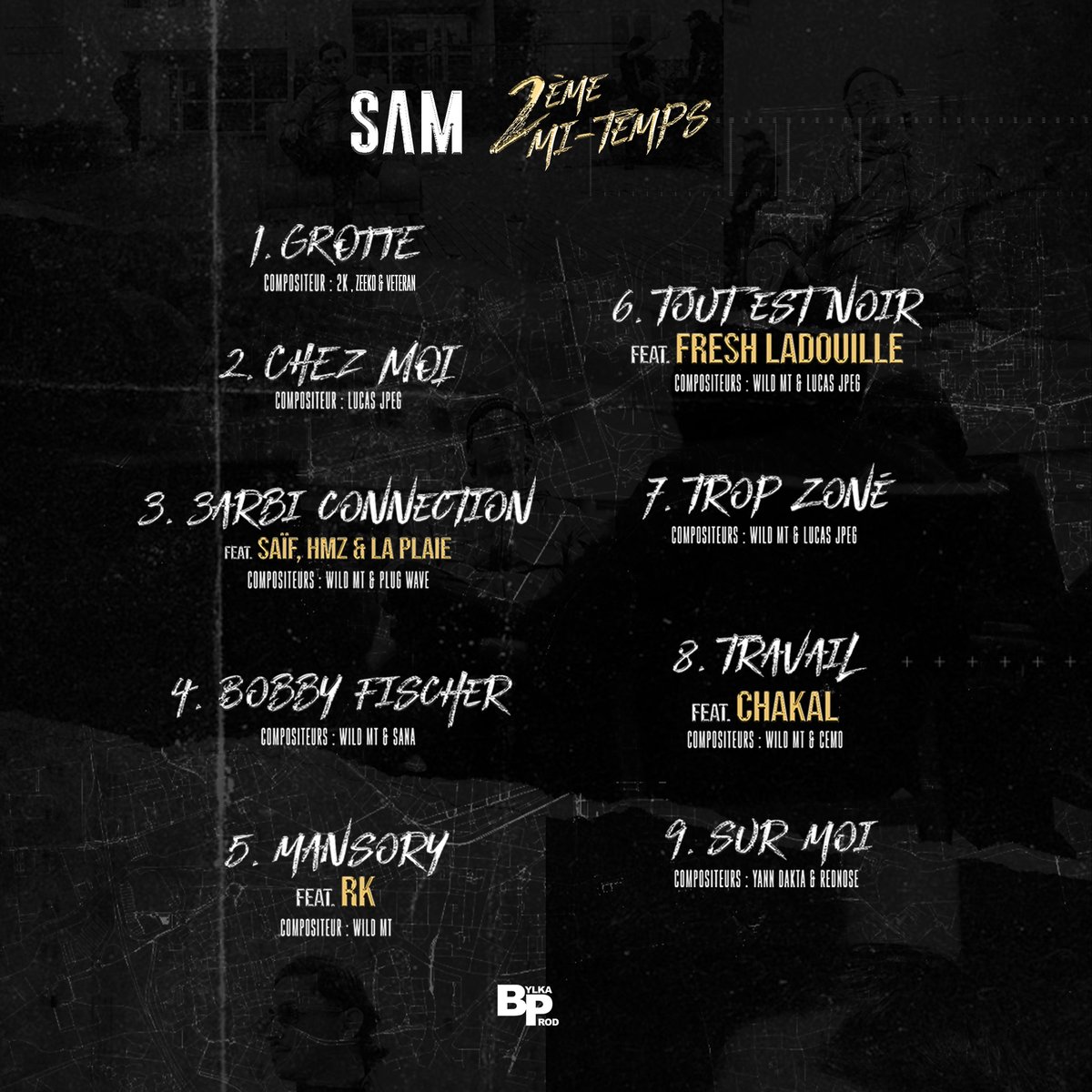 La 2ème Mi-Temps est enfin libérable la rue ✔️

Merci aux frérots d’avoir répondu présents <a href="/Rk_Officiel77/">RK 🥷🏴‍☠️</a> <a href="/FreshLaDouille/">Fresh_officiel</a>  <a href="/8ktrrr/">Saïf</a> , HMZ, La Plaie et Chakal🫡

Et merci pour le soutien j’espère que le projet vous plaira 💪🏼