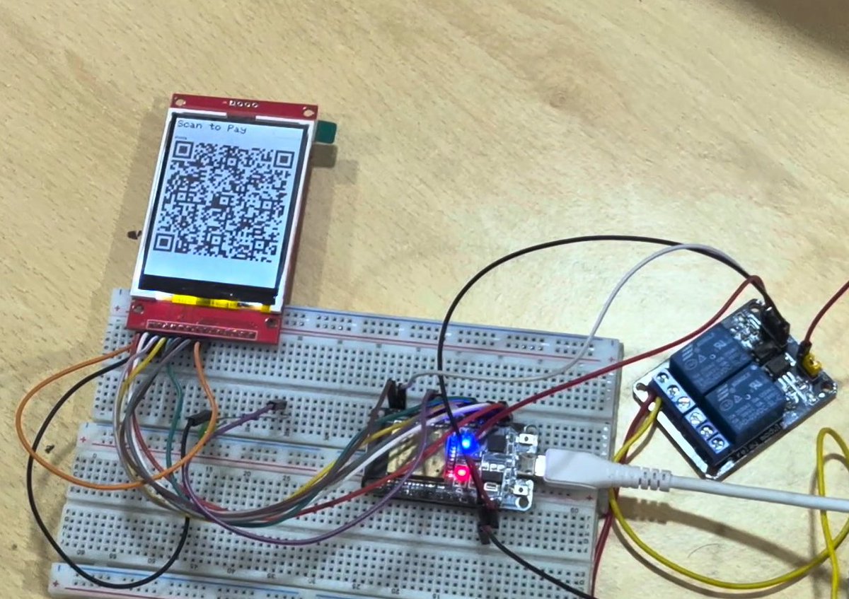 nickthelegend88's tweet image. Hey #AlgoFam , We Built this dispenser at 2AM on caffeine and chaos ☕💻 @Dakshith_ @prajwal_algo
ESP32 + Algorand + web Pera sign = on-chain dispenser 🪄
For Hack Series 2, Indeed Indian Devs are cooking for the #Road2ImpactSummit 🔥
V1 of the Dispenser which calls motor