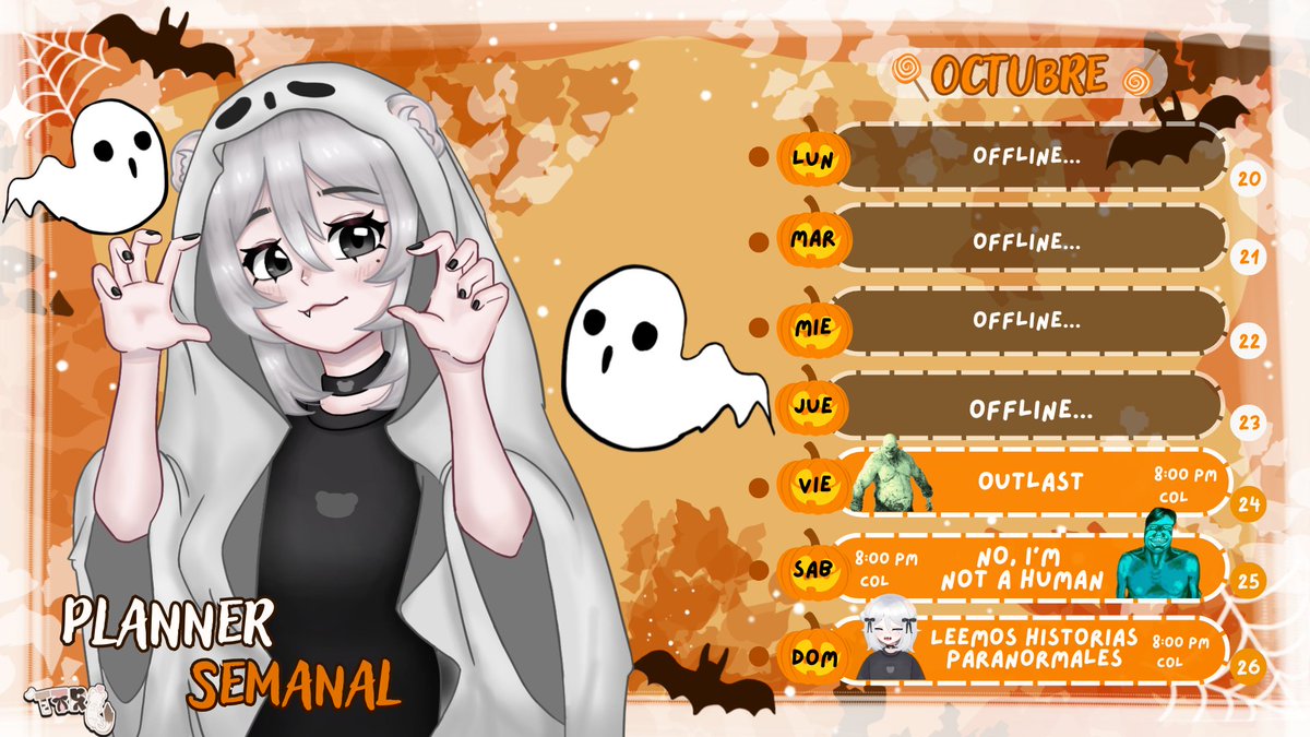 Actividad de esta semanaaa, los espero en stream 🤍
Twitch: ttrivt