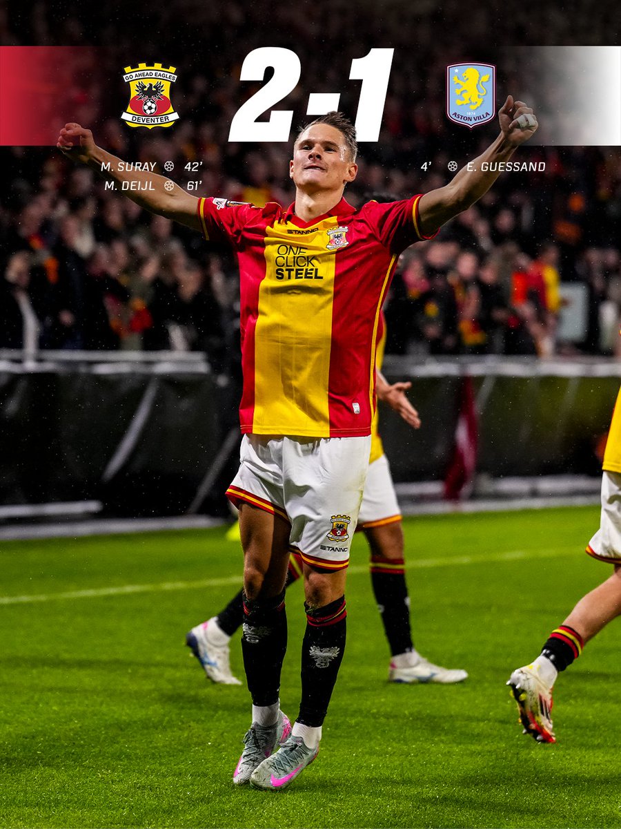 GO AHEAD EAGLES WINT VAN ASTON VILLA! 🤯

#gaeavl