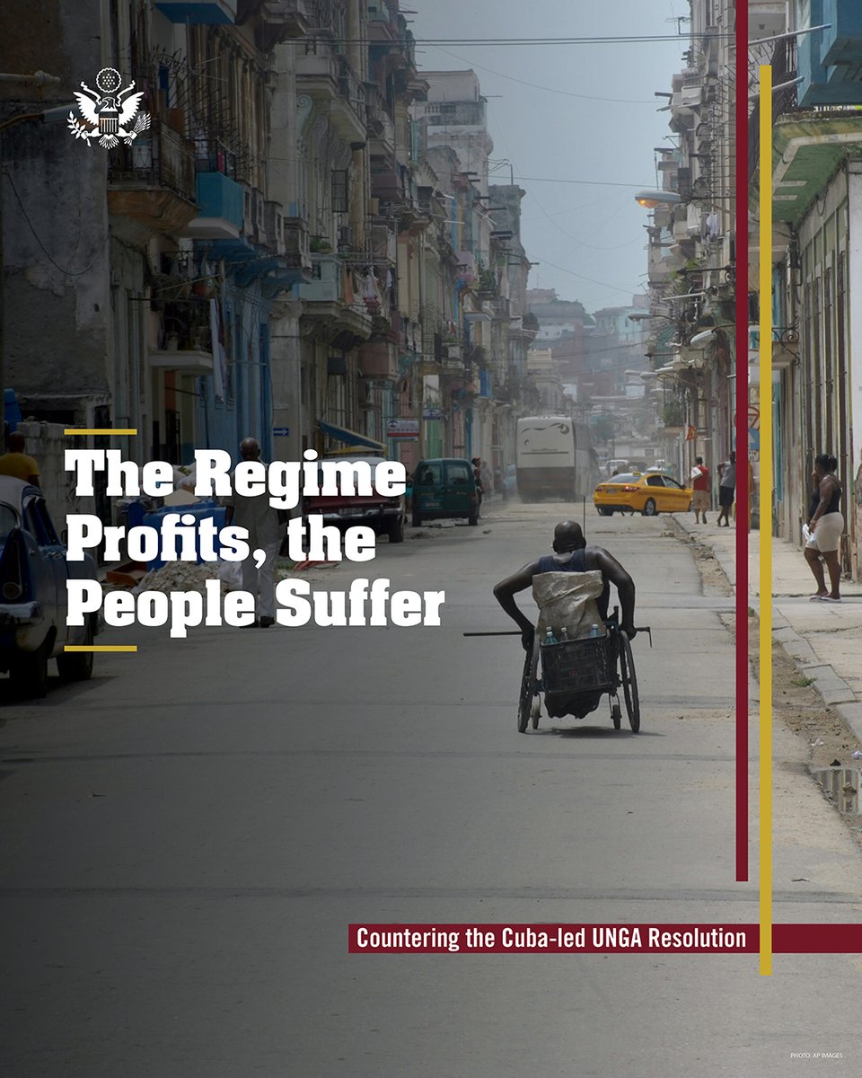 Cuba’s economy is run by the regime’s military conglomerates: GAESA, CIMEX, and FINCIMEX. These aren’t businesses — they’re tools of repression. The dictatorship builds businesses through their military conglomerates and maintains revenue only for their campaign of repression