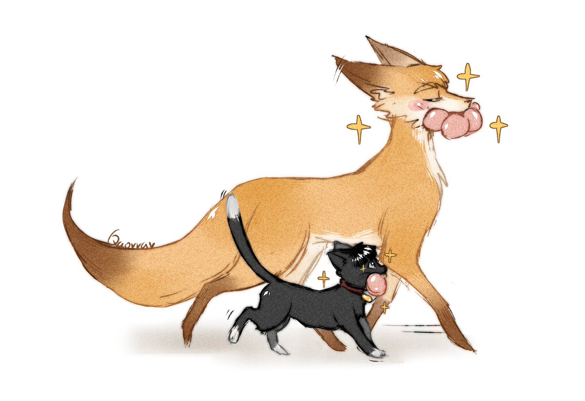 #モブ霊 猫狐还有🍗🎶