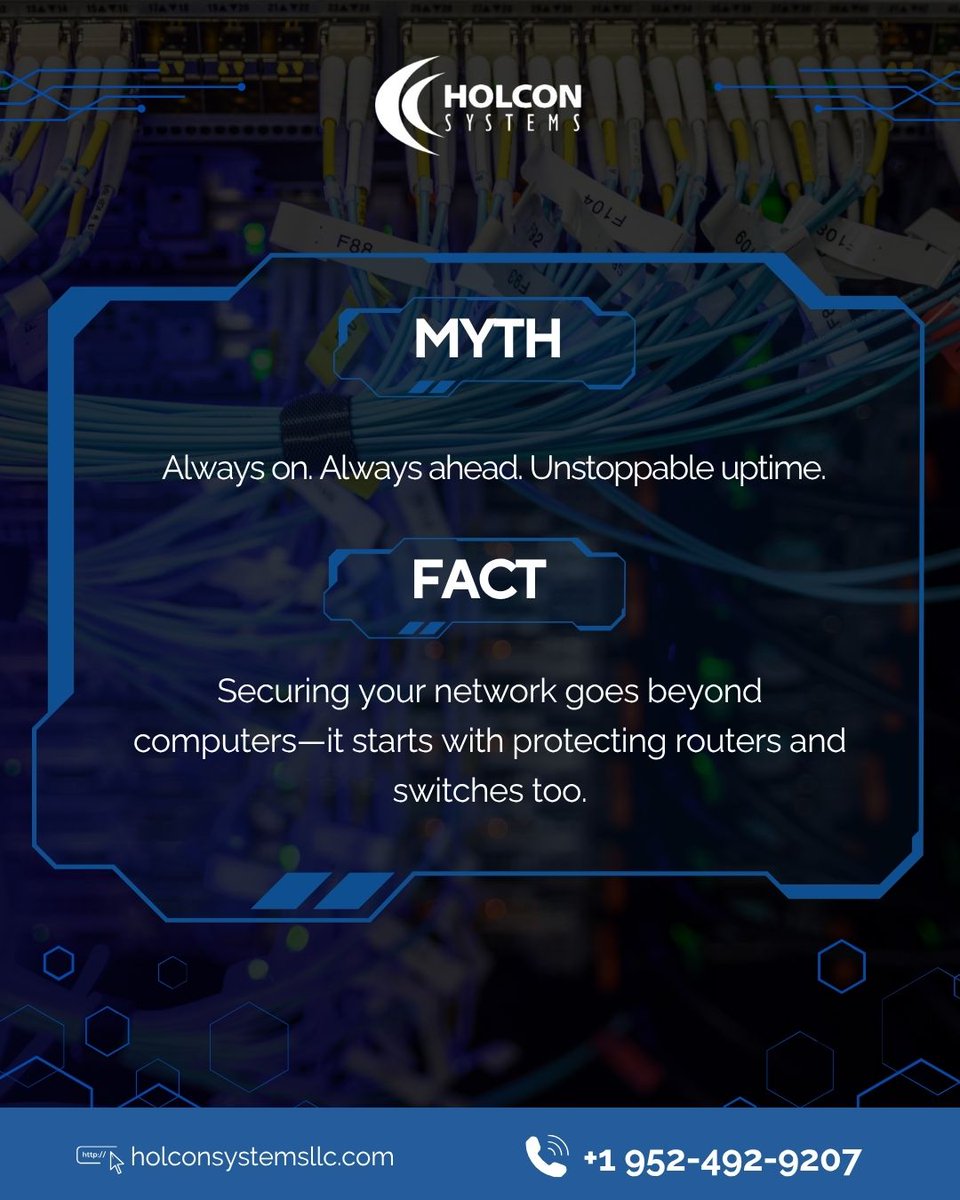 exciscokit's tweet image. Securing your network goes beyond computers—it’s about building protection from the ground up. 
#holconsystems #networkingsolutions #ithardware #networkefficiency  #businessconnectivity