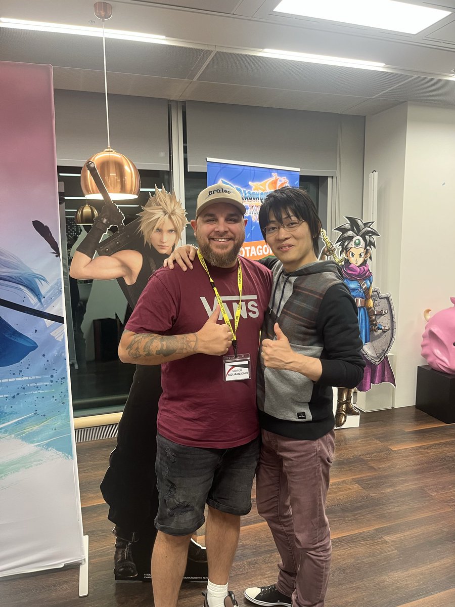ts__villa's tweet image. [PR/INVITE]

Thank you so much to @SquareEnix for making this dream come true ❤️

I got to meet the one and only Naoki Hamaguchi!!! 

I got to play Final Fantasy Remake Intergrade on Nintendo Switch 2 and Xbox X/S 

Unreal day at the Square Enix Offices 

#NintendoSwitch2 #FF7R