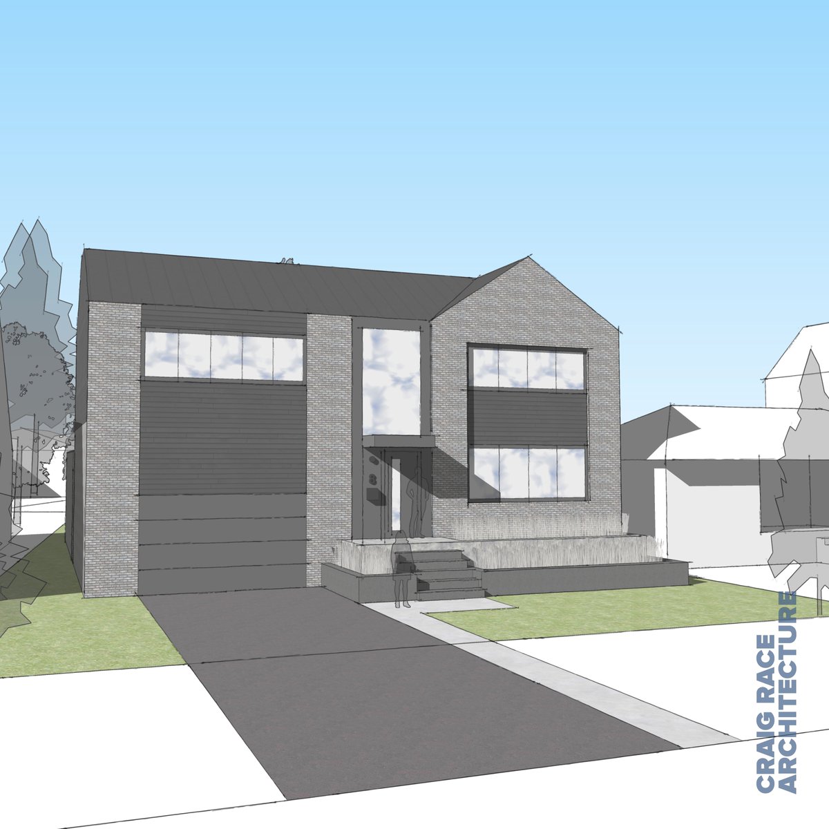 craigitect's tweet image. We’re thrilled to share a glimpse of our earlier schematic design concepts for the SUNNYLEA MODERN HOUSE! 
Tell us which design speaks to you most. Check out how the final SUNNYLEA MODERN HOUSE came together on our website, linked in bio!

#craigitect #torontoarchitect