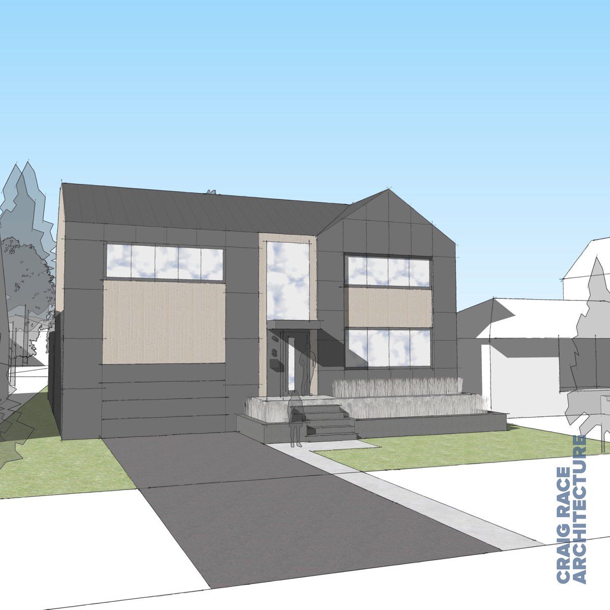 craigitect's tweet image. We’re thrilled to share a glimpse of our earlier schematic design concepts for the SUNNYLEA MODERN HOUSE! 
Tell us which design speaks to you most. Check out how the final SUNNYLEA MODERN HOUSE came together on our website, linked in bio!

#craigitect #torontoarchitect