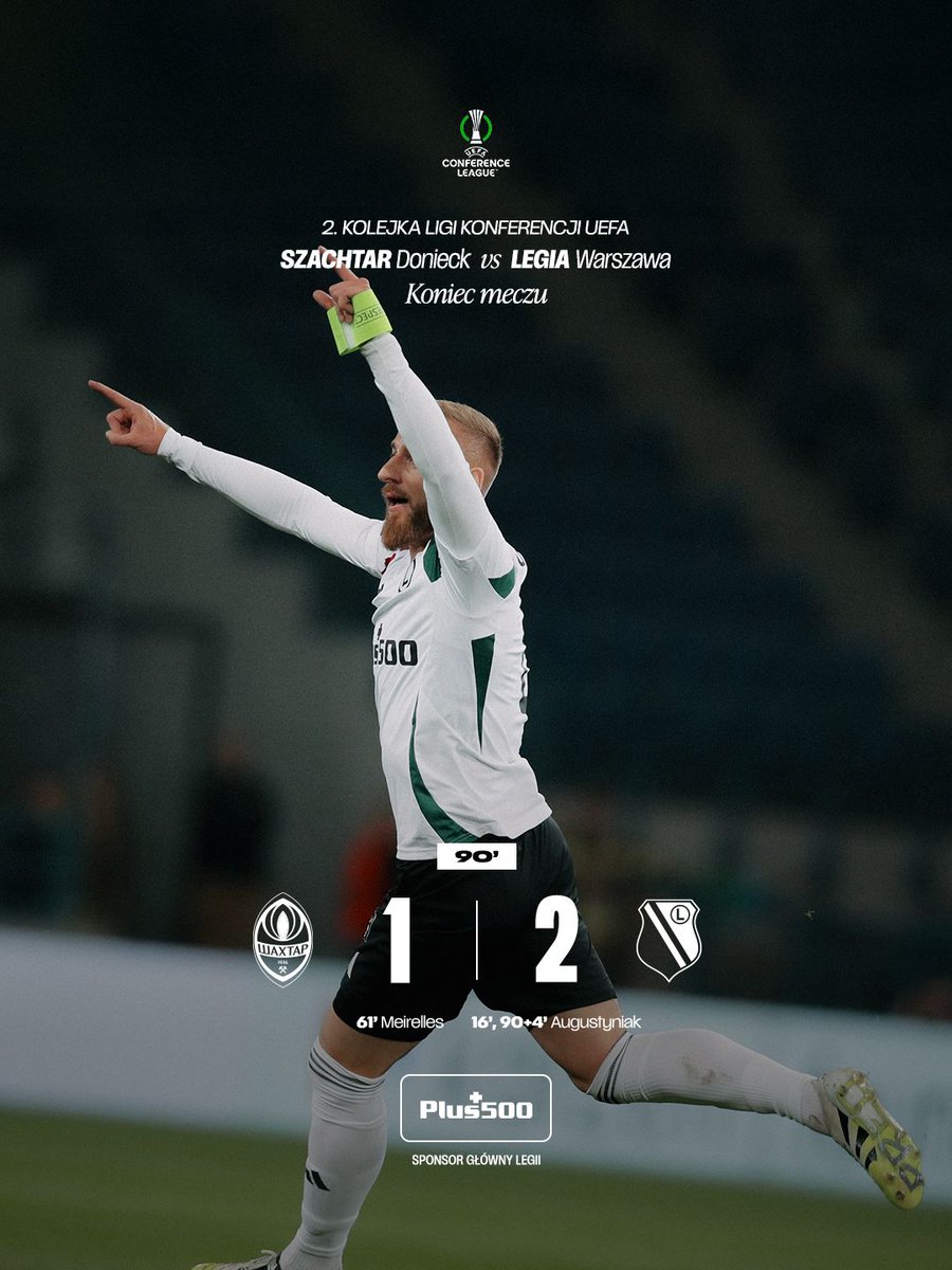 LegiaWarszawa's tweet image. MAMYYYY TO 🫡 #UECL

#SHALEG 1:2