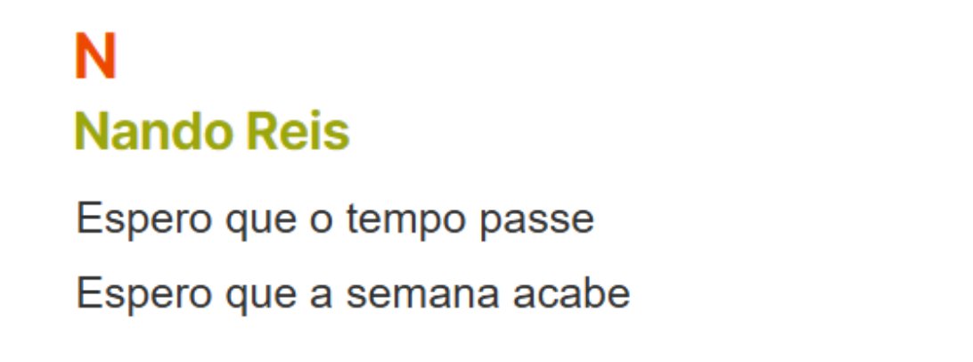 É Nando Reis, eu também...