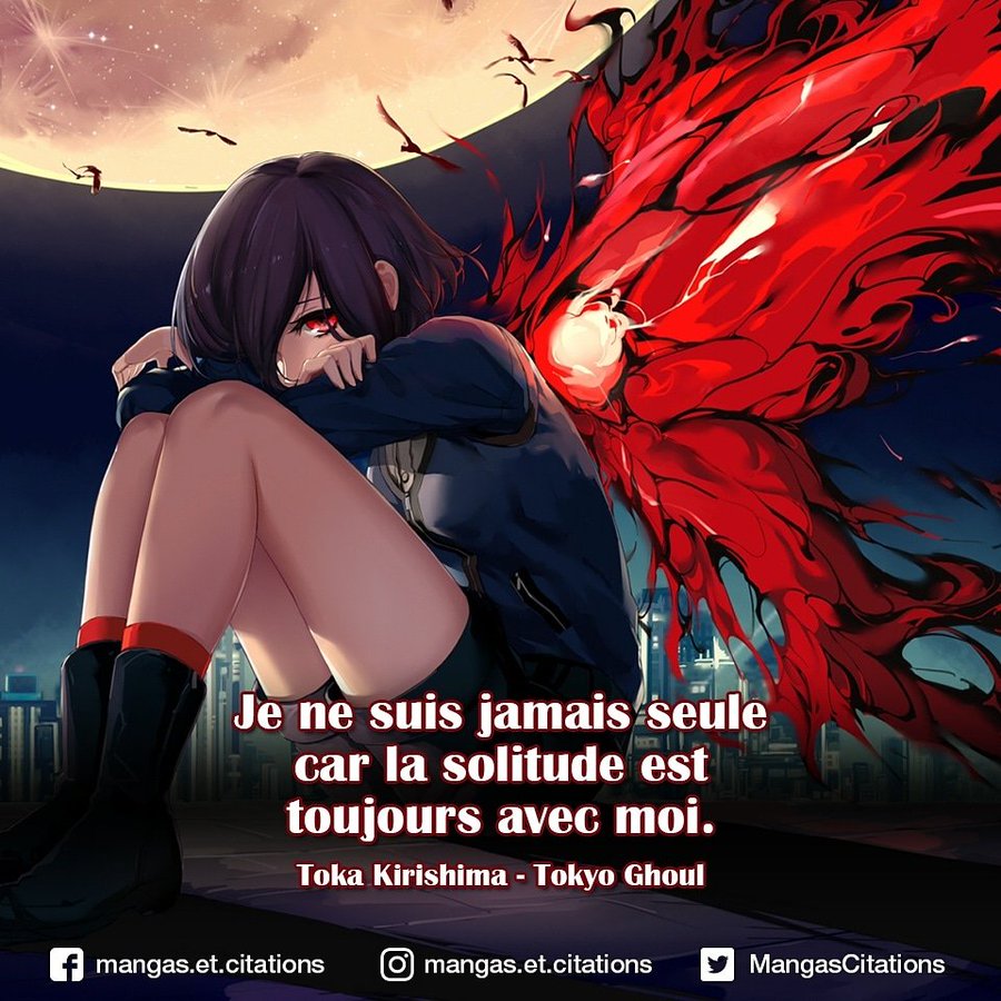 Je ne suis jamais seule car la solitude est toujours avec moi.

ce moment étais fort qui s'en souvient ?