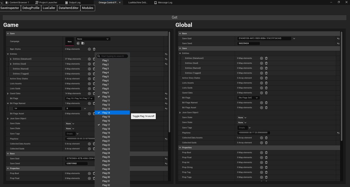 CaiusNelson's tweet image. Upcoming new feature to OmegaGameFramework for #UnrealEngine: Flags for save games.
Using bitmasks, you'll be able to store up to 32 bool/switch values in a single integer, even further improving memory & performance.
#UE5 #UnrealEngine5 #gamedev #indiedev #indiegame