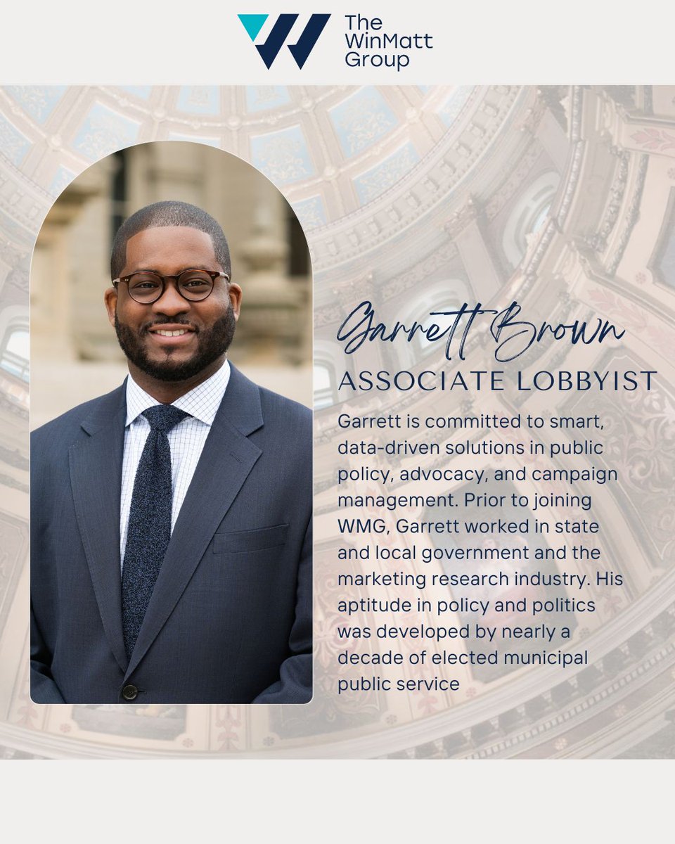 Meet Garrett Brown, one of our Associates!

Read his full bio at winmattgroup.com/our-team/