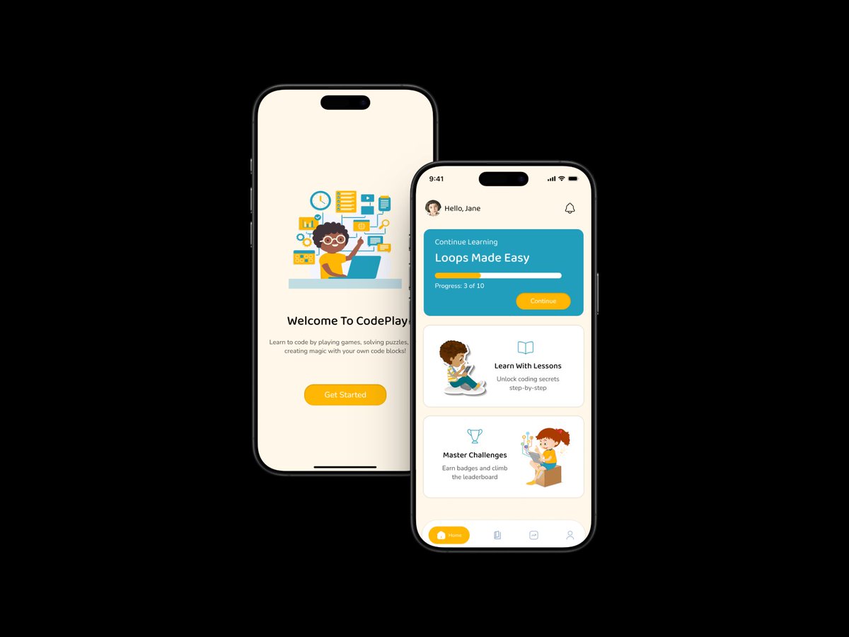 EmDee_21's tweet image. HNG internship stage 1 task:
1: Design a fun and engaging mobile app that introduces kids to programming.
2: Design a clean and minimal web app that allows kids to browse wallpapers by category, preview them and set them as active wallpaper.
#UIDesign
