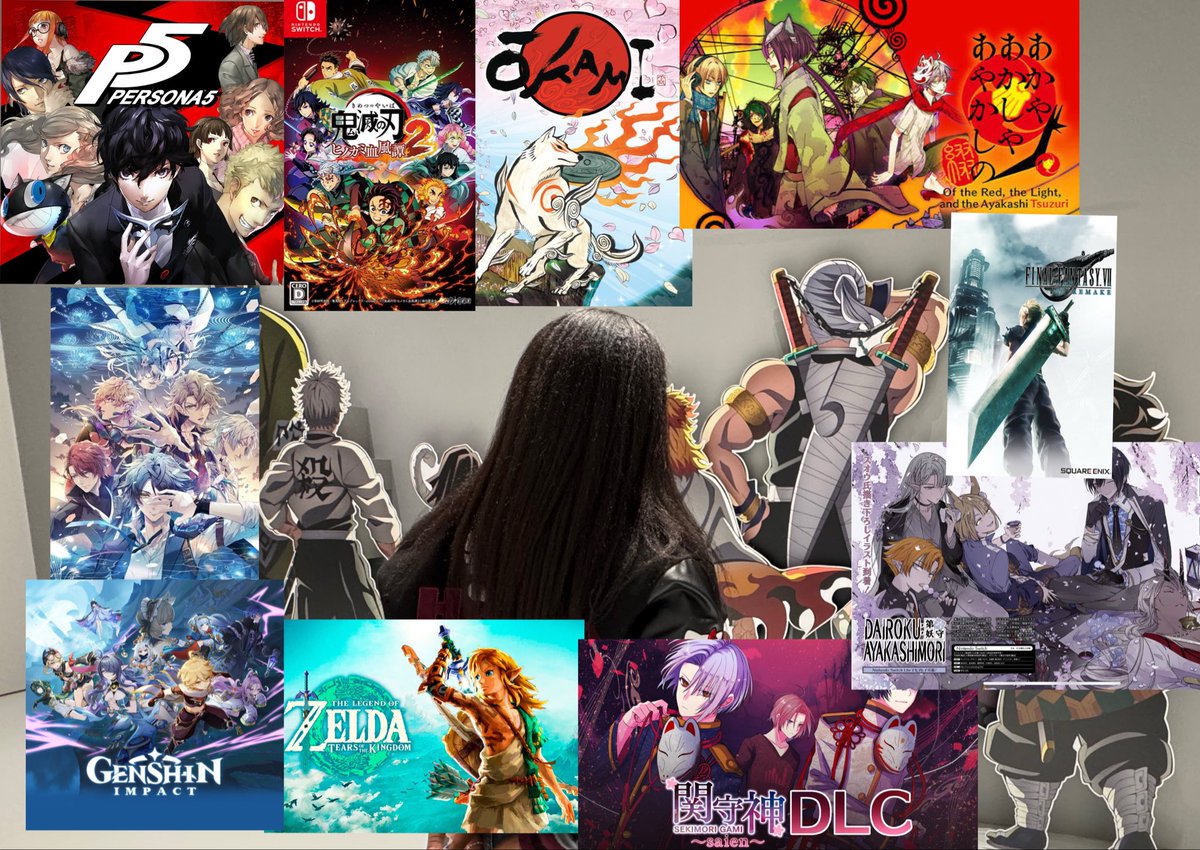 kitsunefan2's tweet image. 10 games to know me by 🥹🫶🏾 #otometwtintro #genshin #Zelda #FF7