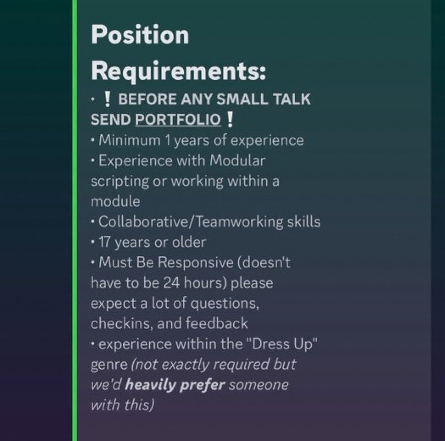 IImKatt_'s tweet image. ‼️ Emergency H!ring ‼️
Please send me a dm of your p0rtfolio and works if interested!! We are in need an experienced and fast working programmer!
🎀
If yk anyone can you tag? &lt;3
- SERIOUS INQUIRIES ONLY!! -