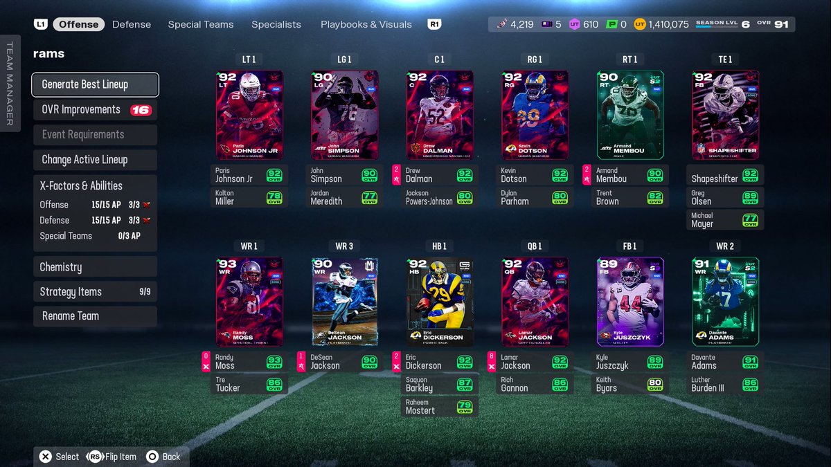 jamaldarell's tweet photo. @TapXMikey @Zirksee @SwiftYouTube_ @Moshimadden @DgurtyTTV @DrDaquavis @King_Matikal 

Raiders 50/50
Most Feared like 22..

Lamar is Home and this team is fast as fuck…

 #91Club 

O Line is BND outside of Kevin Dotson 

Tristin is playing Slot CB as well https://t.co/sErapE77mN