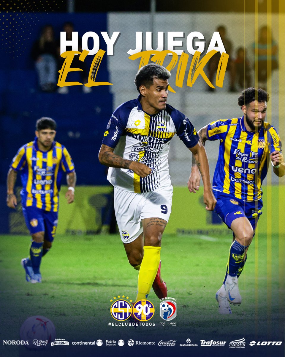 CST_1935's tweet image. 𝗛𝗢𝗬 𝗧𝗢𝗗𝗢𝗦 𝗝𝗨𝗡𝗧𝗢𝗦 🔥

¡Partidazo a la vista! 💛💙

#VamosTriki #ElClubDeTodos🟡🔵