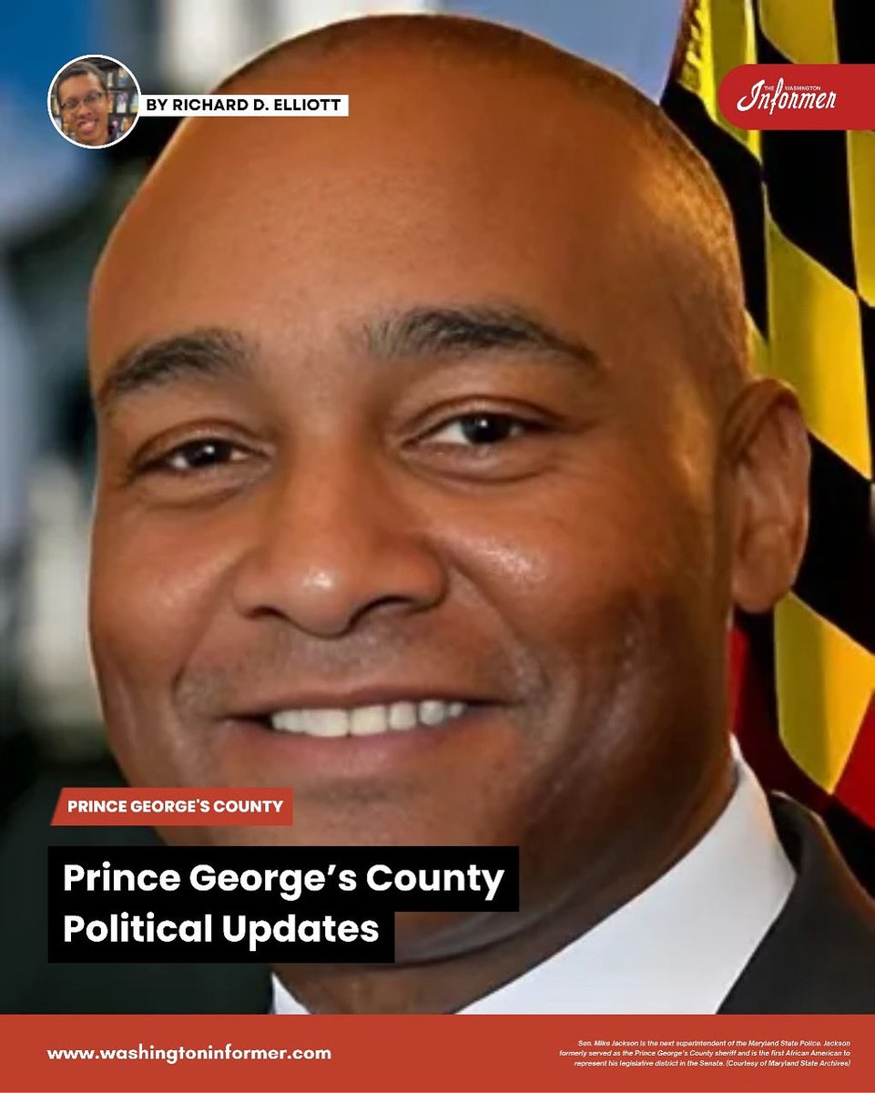WashInformer's tweet image. Sen. Michael Jackson becomes Maryland State Police superintendent, new leadership appointments advance equity, economic mobility, and community development.
Read More: washingtoninformer.com/sen-michael-ja…
#Leadership #Equity #CommunityDevelopment #DC #DMV #WashingtonDC