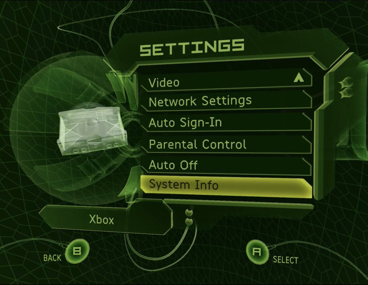 Xbox dashboard (2001)