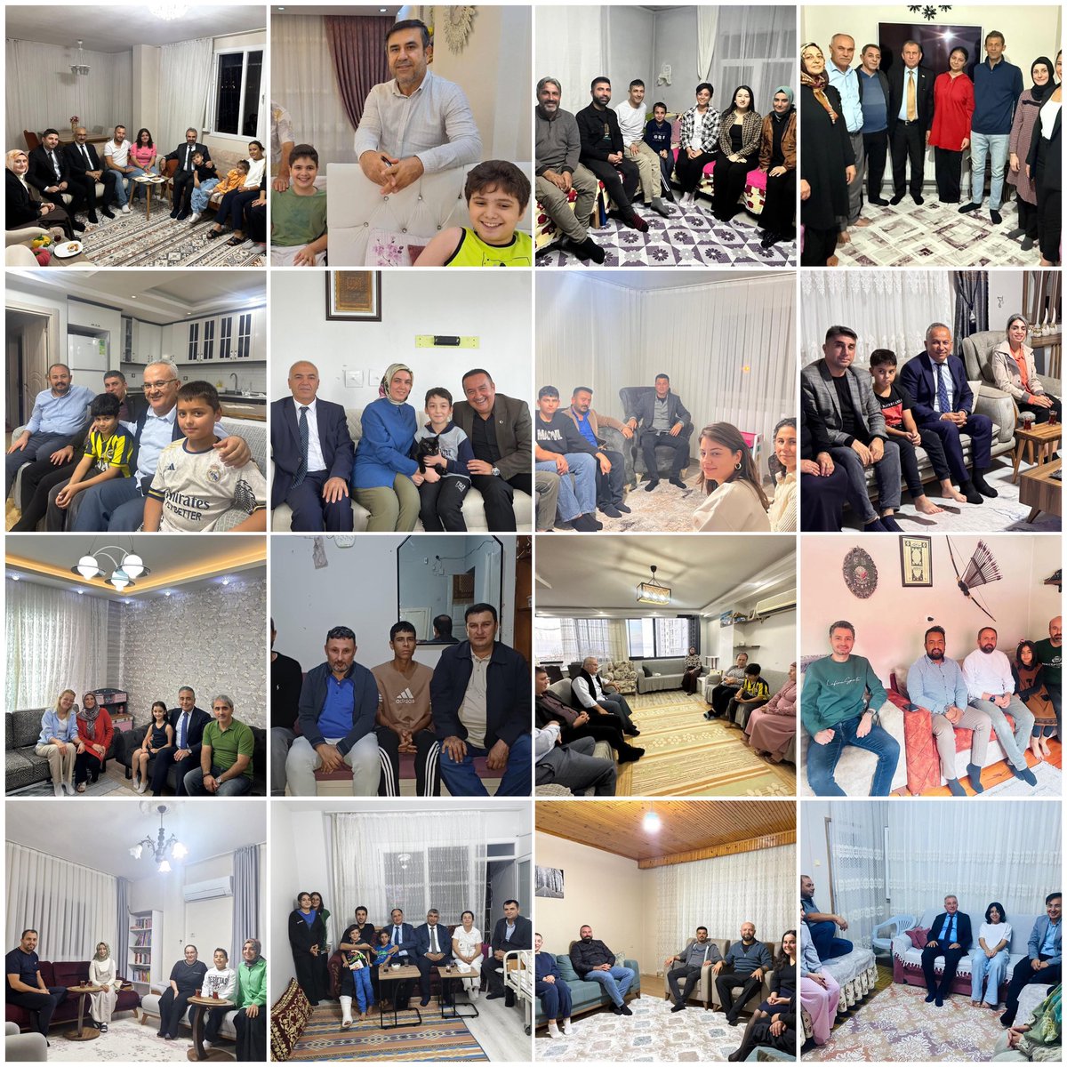 Öğretmenim Evimizde” Projesi kapsamında bu hafta da il genelinde çok sayıda yöneticimiz ve öğretmenimiz, öğrencilerimizi evlerinde ziyaret etti. Ailelerle kurulan samimi bağlar, eğitimde birlik ve dayanışmayı güçlendirmeye devam ediyor. <a href="/tcmeb/">Millî Eğitim Bakanlığı</a> <a href="/AdanaMem/">Adana İl Millî Eğitim Müdürlüğü</a>