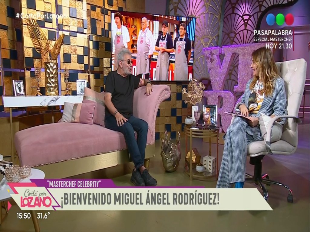 [AHORA] Segui #CortaPorLozano por la Cadena TLF, su Señal Int. y la web/app MiTelefe 📺 Mientras se Luce en #MasterChefCelebrity, @MiguelAngel_Ok se hace un Hueco para animarse a la Terapia Laboral en el Divan de @VeroLozanoVL