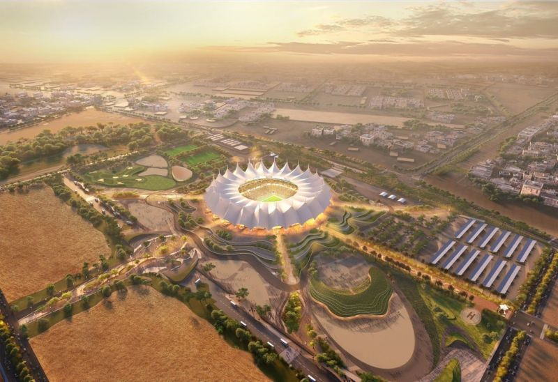 Así avanza la reconstrucción del King Fahd Stadium en Riyad, Arabia Saudita. 🇸🇦

Recordemos que se alista para albergar la Copa Asiática 2027 seguido de la Copa del Mundo 2034.

Tendrá lugar para 70 mil espectadores y aunque por fuera lucirá igual, por dentro todo será diferente.