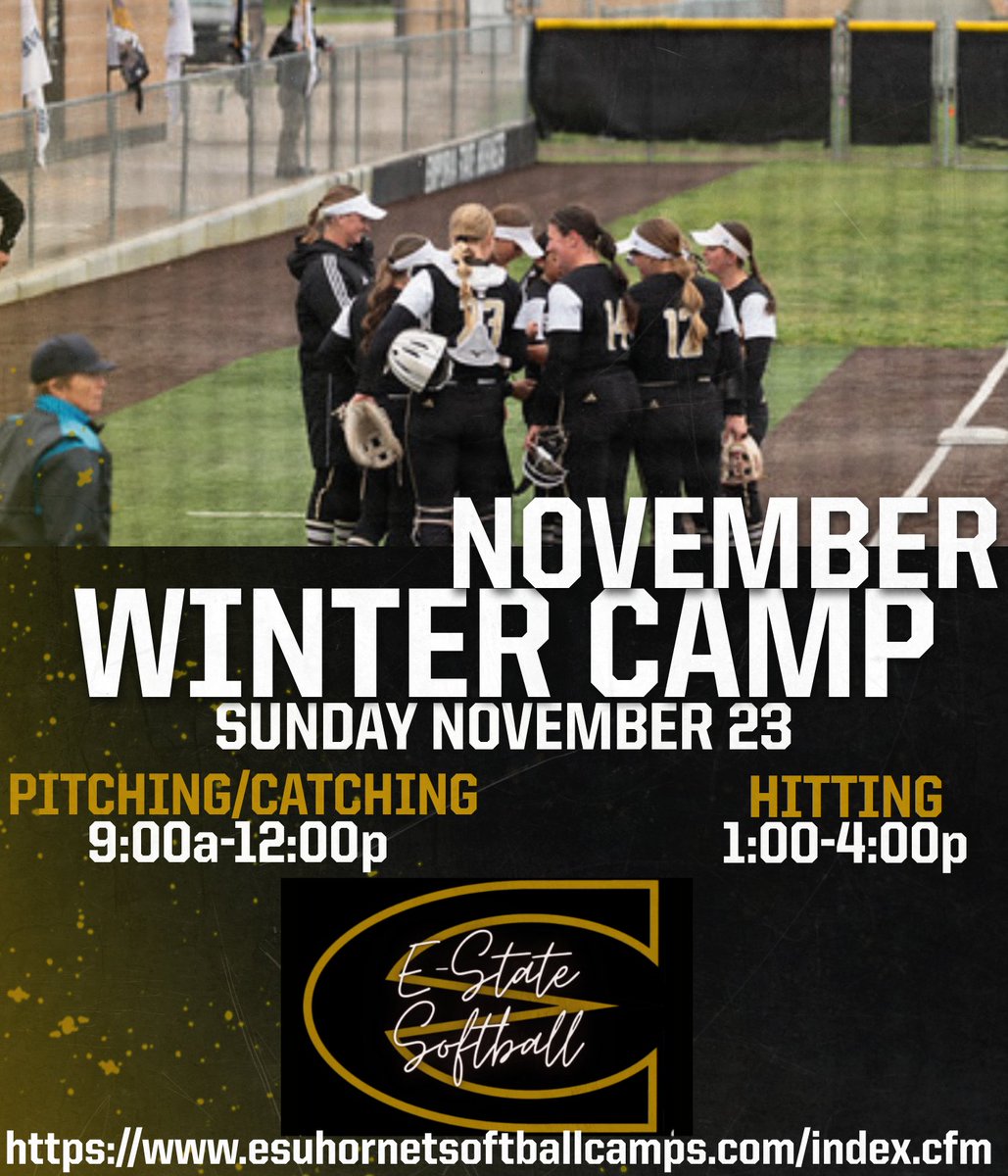 Sign up for our first winter camp coming in November! There are 2 sessions available for sign ups! Hope to see you there! #StingersUp #Team53