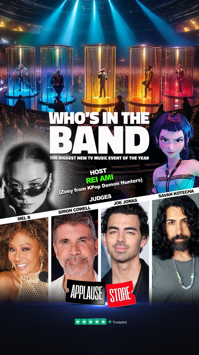 Host &amp; Judges just announce! Be at the biggest live TV music event this year! Join us on Thursday, Oct 30th. Get free audience tickets now, only available <a href="/applausestore/">Test</a>.com
Min age 16+ T&amp;C’s apply