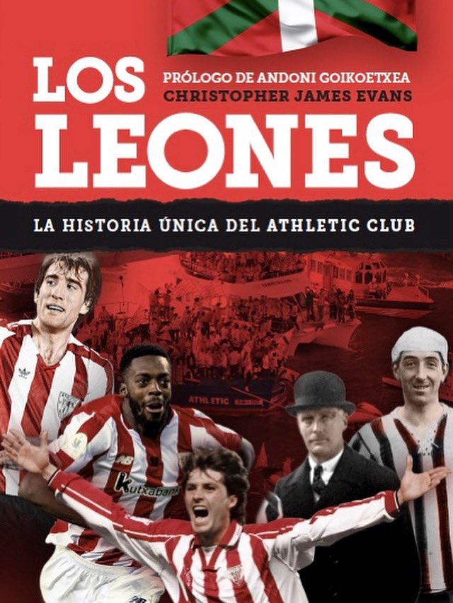 📚✍️ My book ‘Los Leones: La Historia Única Del Athletic Club’ is released next month. I will be signing early copies at Librería Universitaria in Bilbao from 2pm on Saturday before the #AthleticClub v Getafe game. Come and say Kaixo! Aupa Athletic! #AthleticClub 🔴⚪️🦁