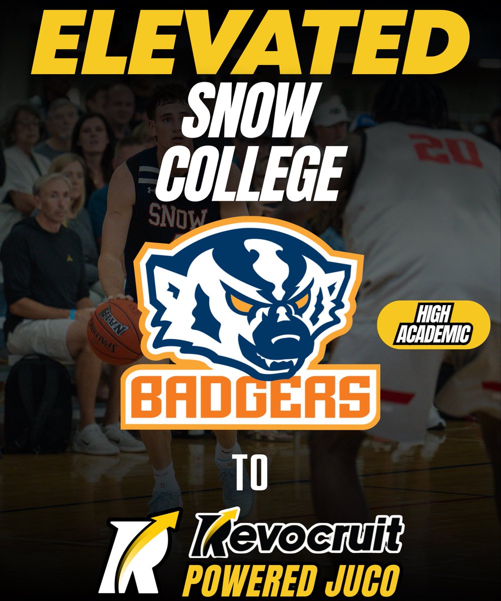 JC4PT's tweet image. 🚨 Revocruit Powered JUCO Alert
We’re excited to announce that Snow College Men’s Basketball has been Elevated to a Revocruit Powered JUCO — joining an elite group of programs redefining exposure, connectivity, and recruiting at the junior college level.
🗣️ “Our purpose is to…