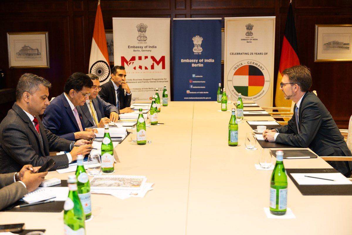 Met Mr. Tobias Bischof-Niemz, Member of the Management Board of ENERTRAG.

Discussed opportunities to collaborate in India's clean energy journey as we advance rapidly towards surpassing our sustainable development goals in the renewable energy sector.