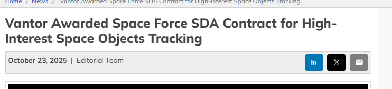 loco_dela_bolsa's tweet image. $SATL #Satellogic #Vantor (Maxar) awarded Space Force contract for tracking space objets.

-Tracking space objects, one of $SATL proven specialties...
-Vantor &amp;amp; $SATL has a current alliance...

This has all $SATL written in it...

satnow.com/news/details/4…