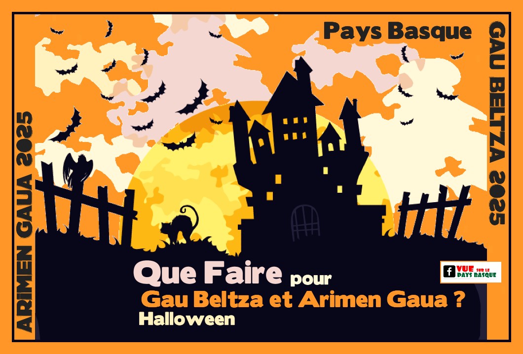 Halloween 2025 au Pays Basque 

Que Faire pour Gau Beltza et Arimen Gaua ?
vuesurlespyrenees.blogspot.com/2025/10/hallow…

Sélection d'animations d'halloween pour les grands comme les tout petits : concours de déguisements, chasse aux bonbons, parcours de la peur .

#Halloween #paysbasque