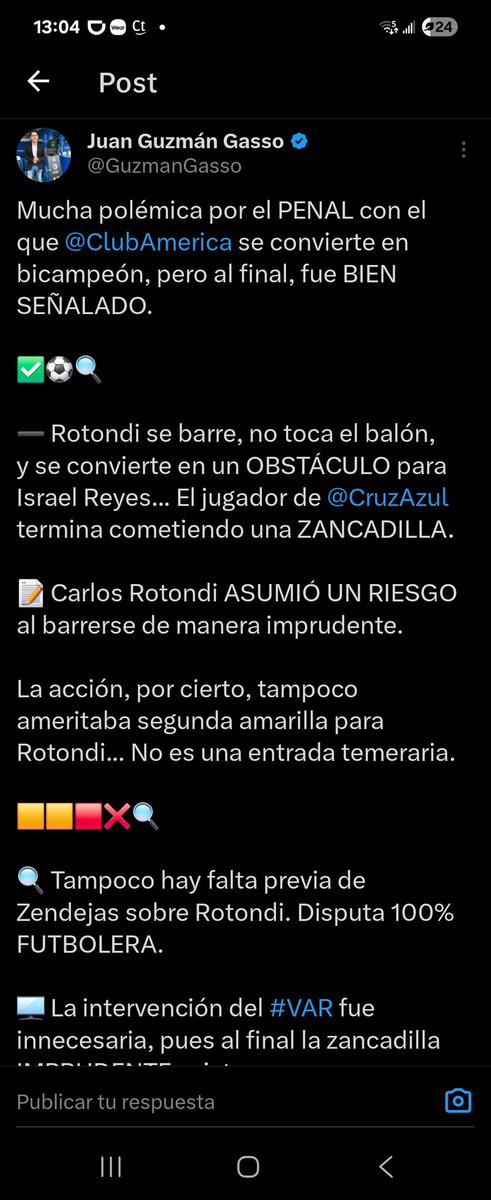 deaconStJohn22's tweet photo. O mas bien ustedes no quieren aceptar que si fue penal https://t.co/CtqmxYBQuU