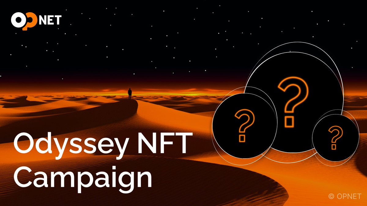 opnetbtc's tweet image. 🎨 Odyssey NFT Campaign
Each week, explorers can earn a unique Odyssey NFT badge proving they were a part of shaping programmable Bitcoin.
Let's dive in👇