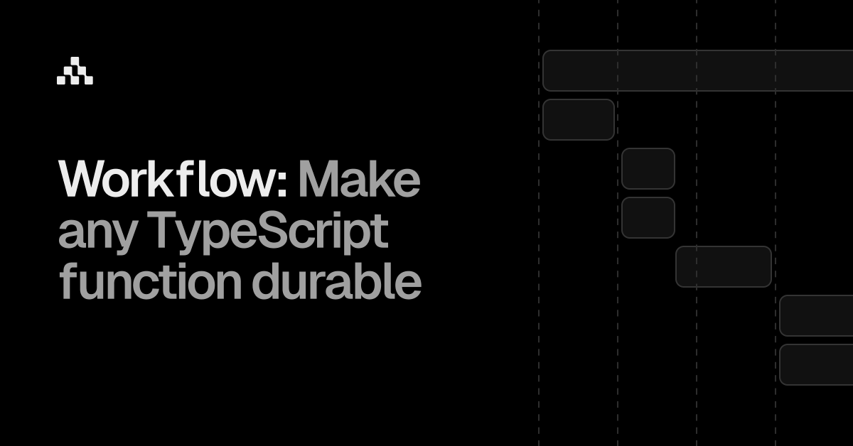 hackernewstop5's tweet image. Make Any TypeScript Function Durable #HackerNews
useworkflow.dev