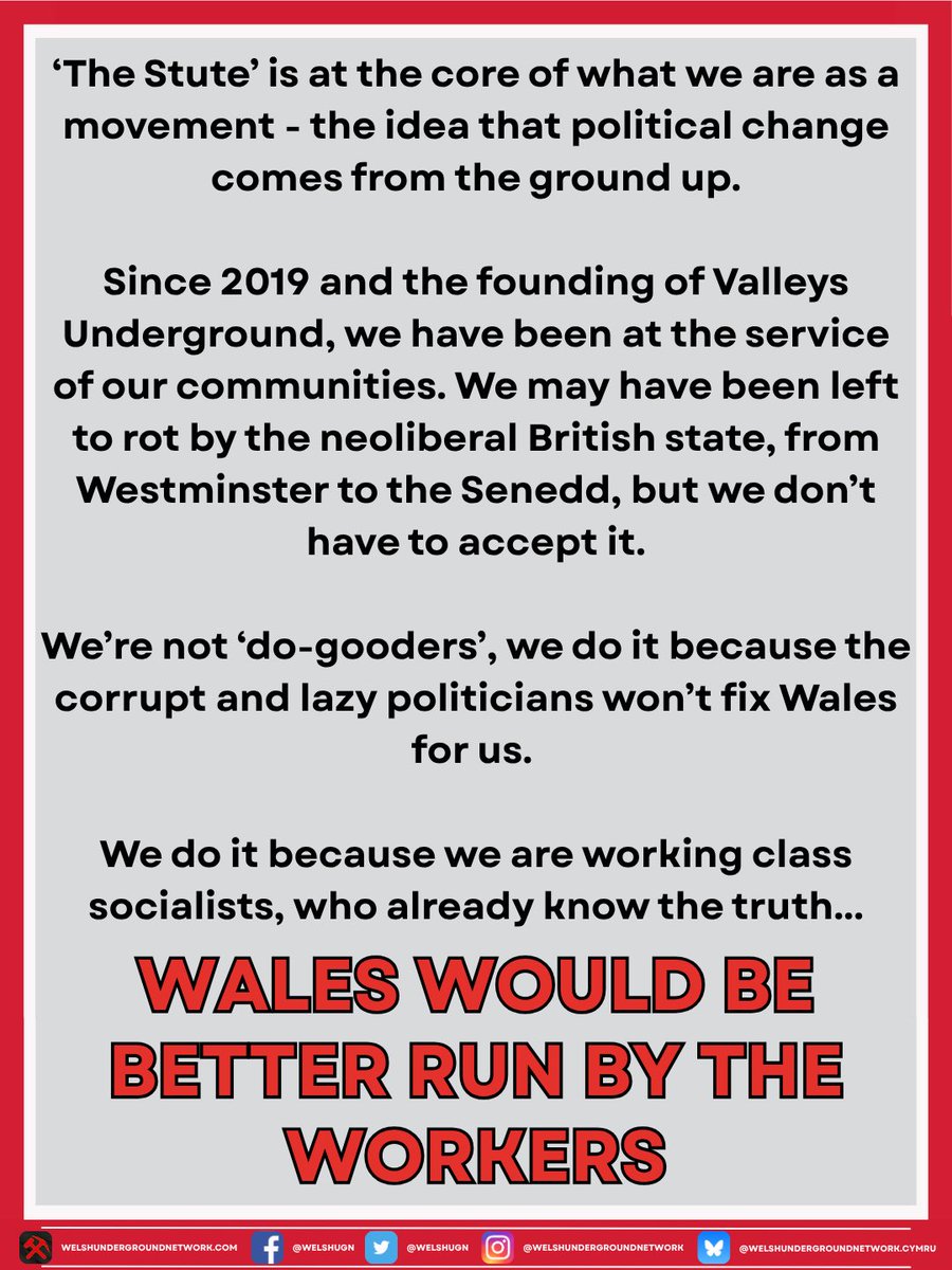 ⚒️ 4 years of hard graft, working alongside the community, to put this hall back into their hands. The trade union halls in Wales were built by the workers, they’ll be rebuilt by the workers 💪🚩