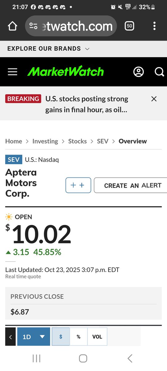 $sev,  called for 10 $ at 7 $,  here we are!