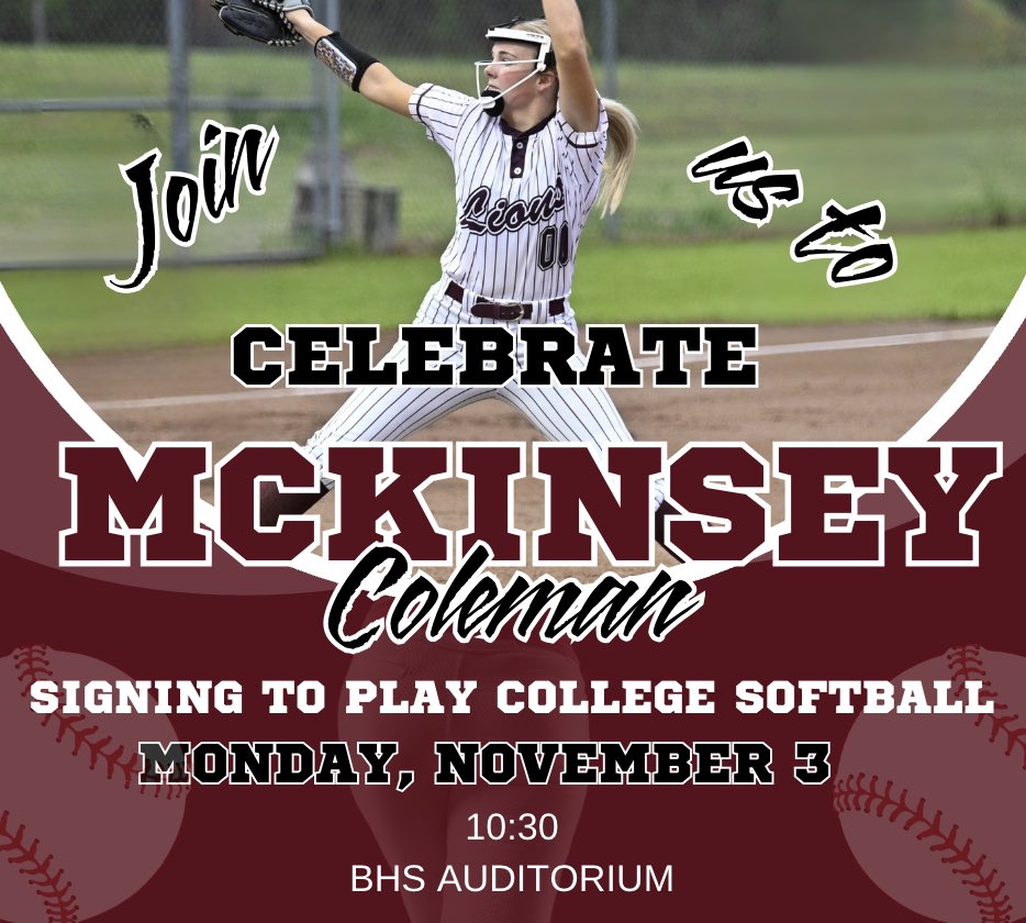 Biggersville Lady Lions Softball tweet media