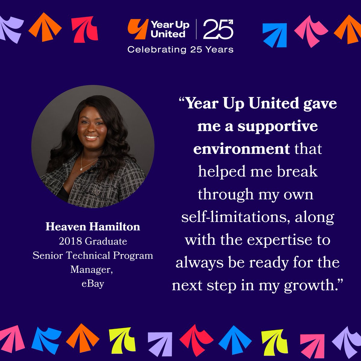 YearUpUnited's tweet image. Year Up United alumni are building careers that move companies forward. From minimum-wage jobs to senior roles at @Fidelity, @eBay, and @AWS. See how we’re solving the talent equation: bit.ly/4nd4Poe
#TalentSolutions #SkillsFirst #Partnerships #ReworkingTheFuture