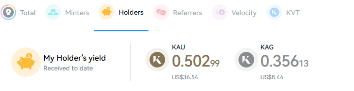 CheatcodeWealth's tweet image. I earn passive income from the gold- and silver-backed crypto I hold with Kinesis Money. Not only do I earn from staking, but I also earn yields from minting and trading the crypto. It's easy to exchange for $BTC and $ETH, too. DM me if you want to earn 1/2 oz of silver by…