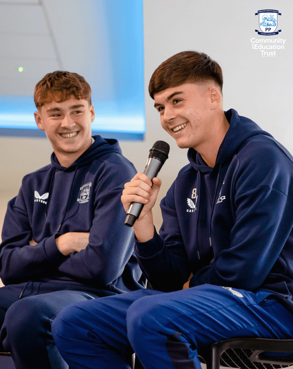 pnecommunity's tweet photo. ✨ Celebrating Diwali at Deepdale!

We were proud to open our doors to more than 120 guests from the local Hindu and Sikh community this evening to mark the Festival of Lights.

Families enjoyed a fun game show, a stadium tour, and a Q&A with @pnefcacademy scholars Li-Bau Stowell and Shay Reid, who also helped judge the game show and posed for photos. 🙌

A brilliant evening filled with smiles, laughter, learning and togetherness. 🤍💙

#PNECET | #PLFansFund