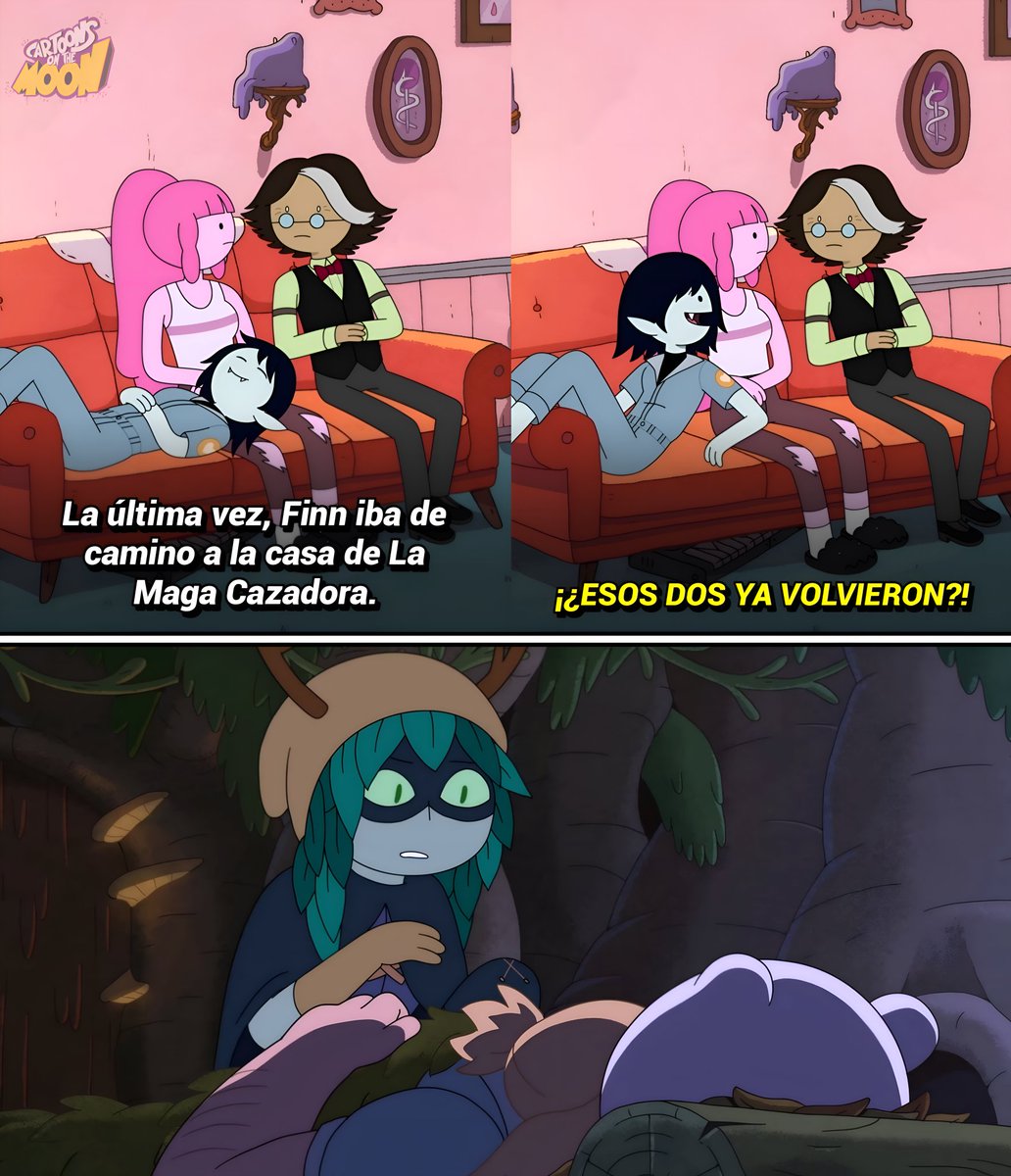 CartoonsOTMoon's tweet image. Al Finn se hizo canon la pareja